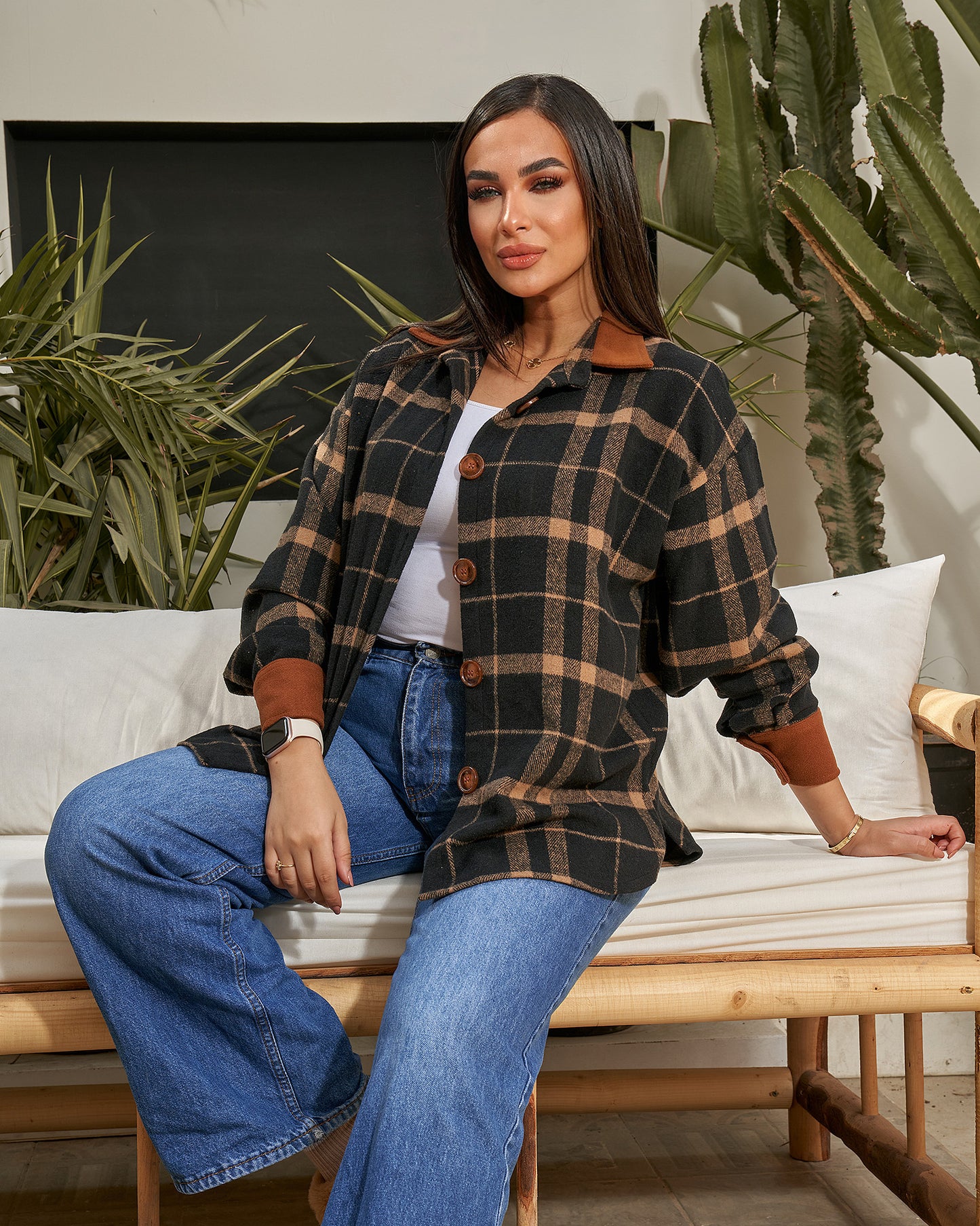 Urban Plaid Wool shirt